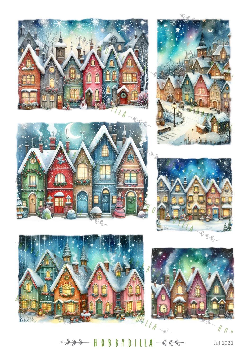 Motivark A4 Jul 1021 Rare vinterhus, natt M - Bilde 1