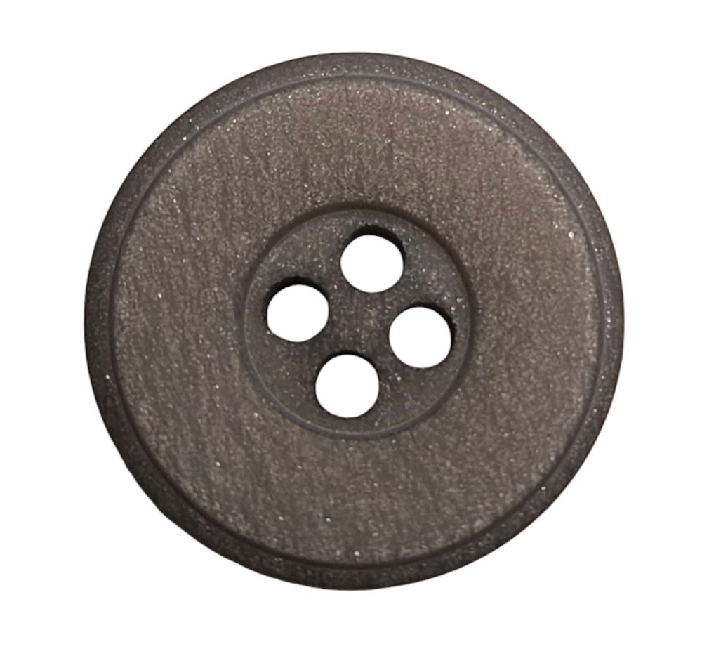 Knapp,4 hulls 25mm, Grå - Bilde 1