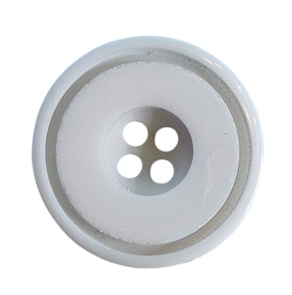 14151.jpg Knapp, 4 hulls 18mm, Lys Grå
