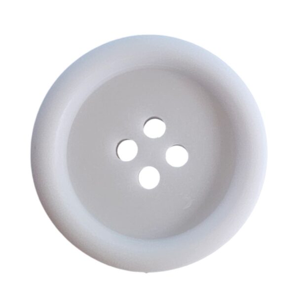 14154.jpg Knapp, 4 hulls 25mm, Hvit