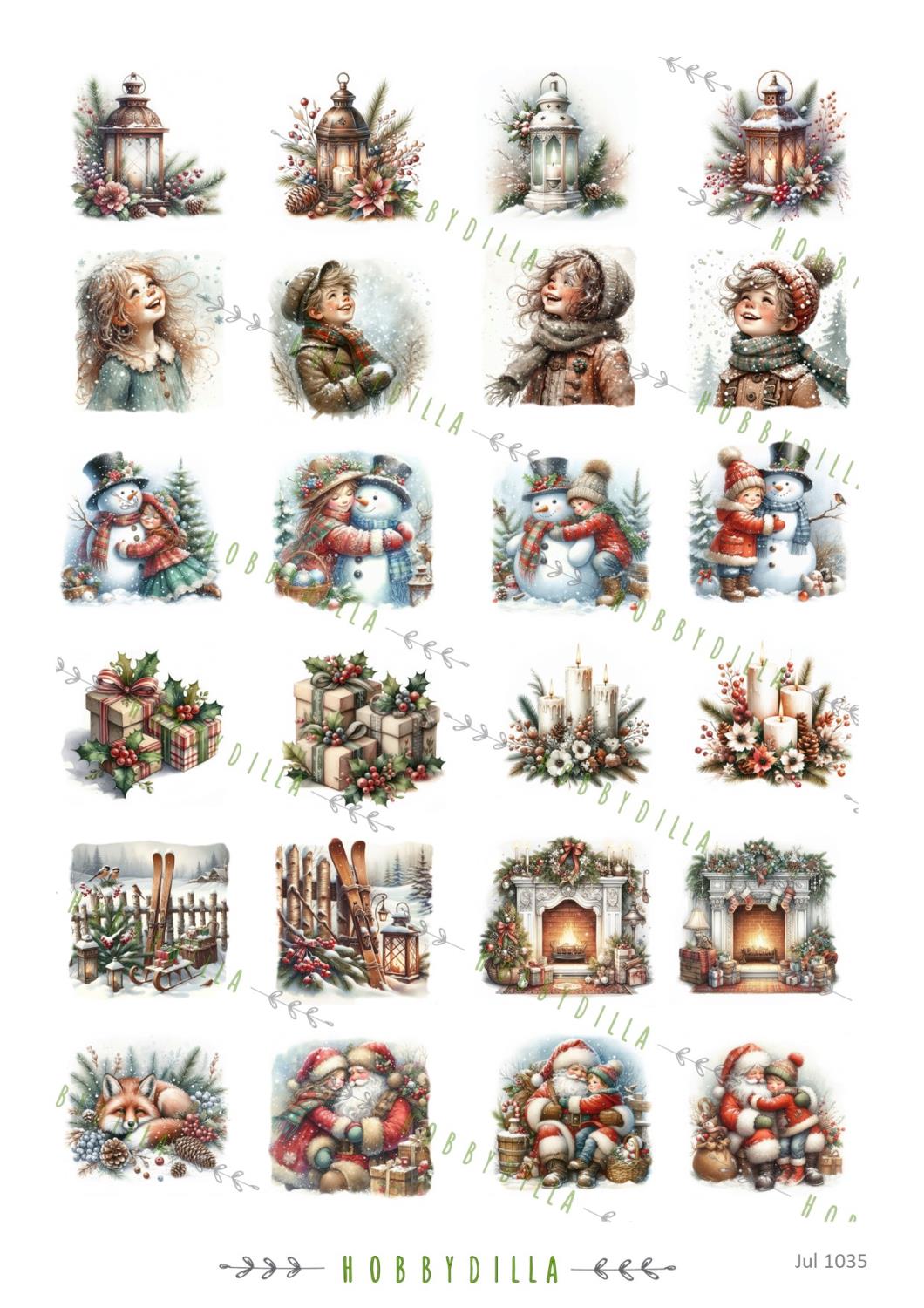 Motivark A4 Jul 1035 Mini bilder M - Bilde 1