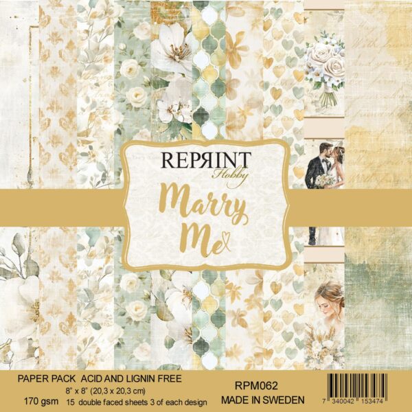 Reprint - Marry Me Collection 8x8 Blokk