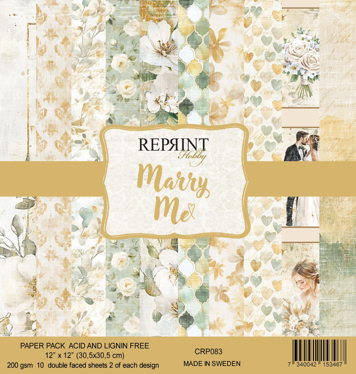 Reprint - Marry Me Collection 12x12 Blokk - Bilde 1