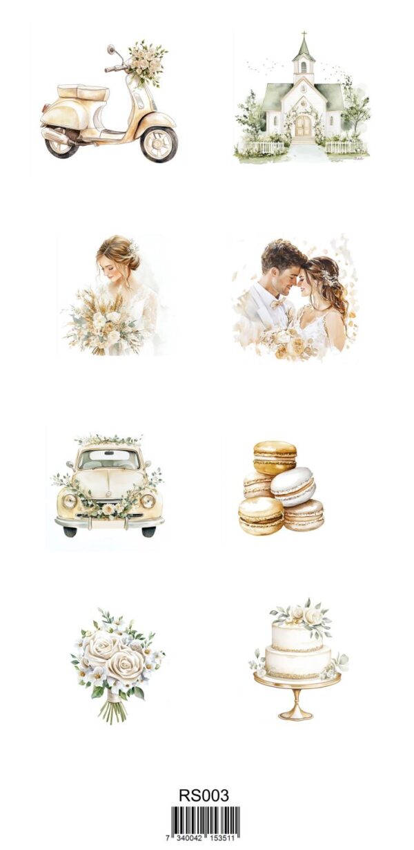 14195.jpg Reprint - Marry Me Collection Klistremerker