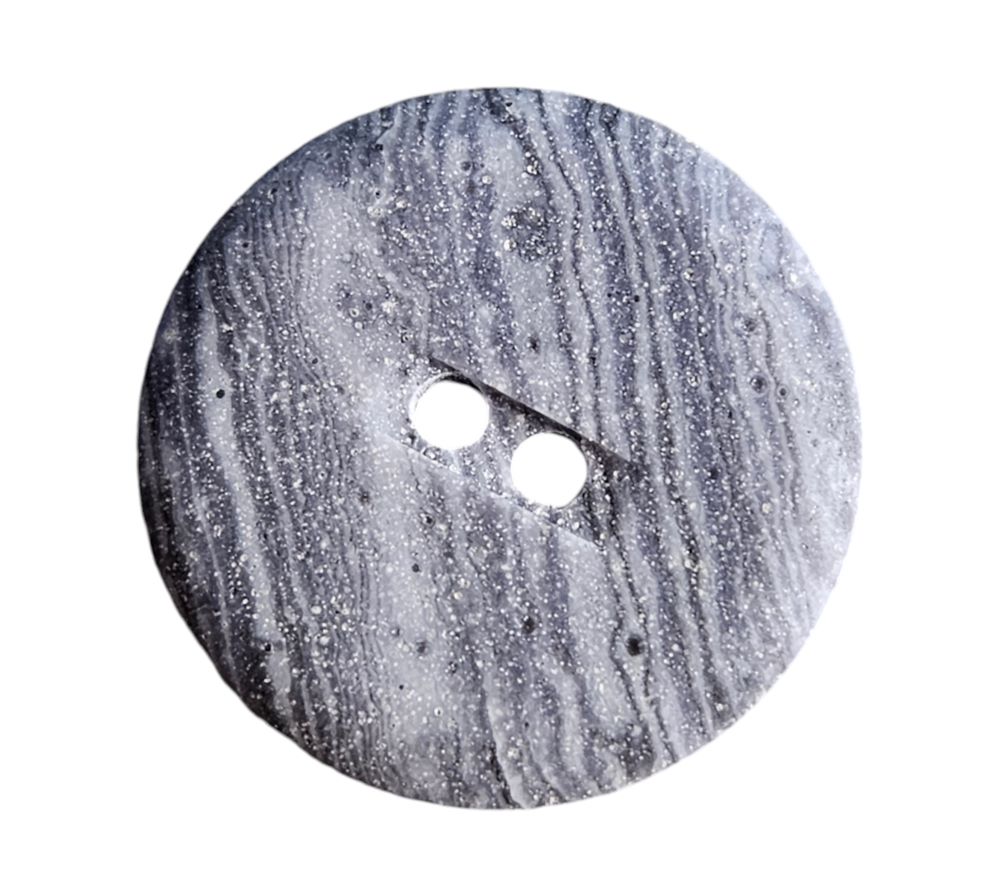 Knapp 2 hulls 25mm Flyblå - Bilde 1