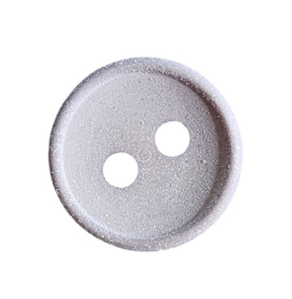 14282.jpg Knapp, 2 hulls 11mm, Lys grå