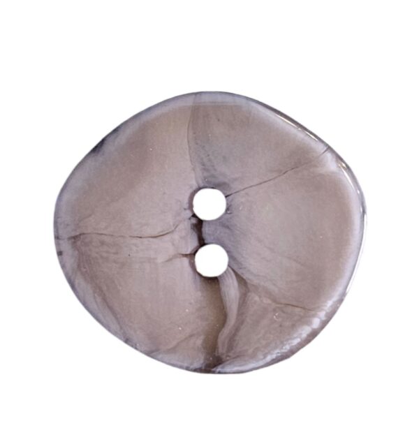 14300.jpg Knapp, 2 hulls 22mm, Grå