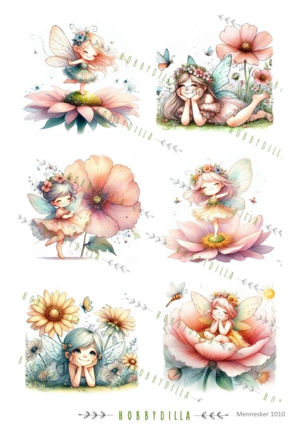 Motivark Eventyr 1010 M Søte feer.2