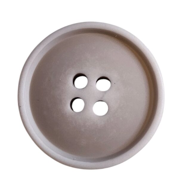 14393.jpg Knapp, 2 hulls 18mm Grå