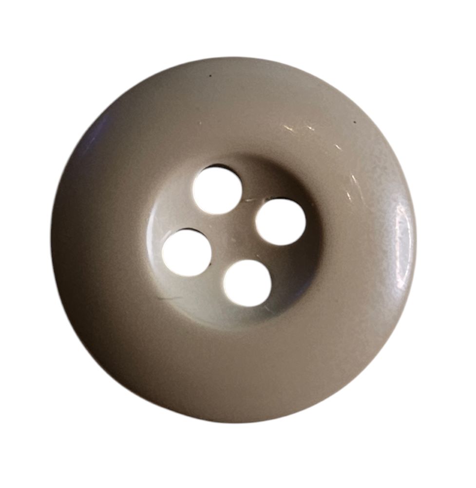 Knapp 4 hulls 18mm Beige - Bilde 1