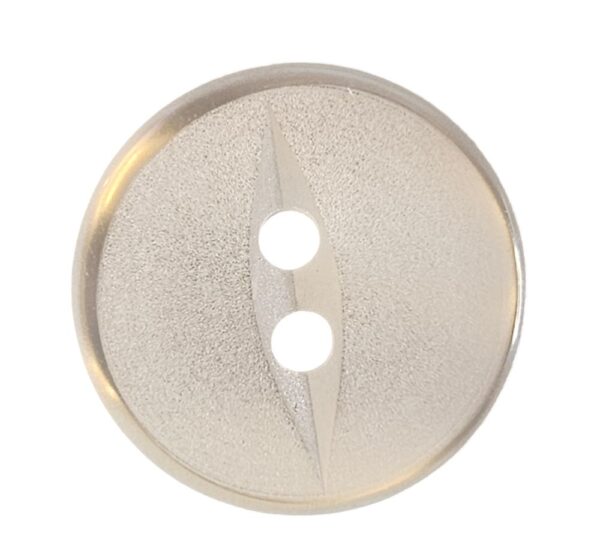 14411.jpg Knapp, 2 hulls 20mm, Hvit