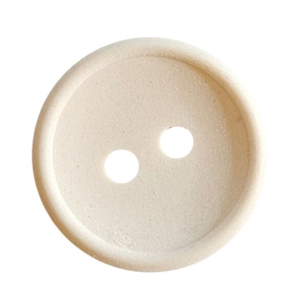 14413.jpg Knapp, 2 hulls 15mm, Hvit