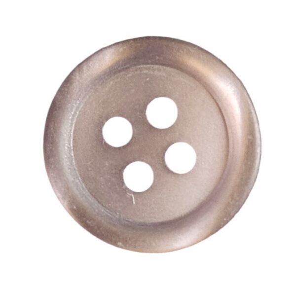14415.jpg Knapp, 4 hulls 15mm, L.Grå