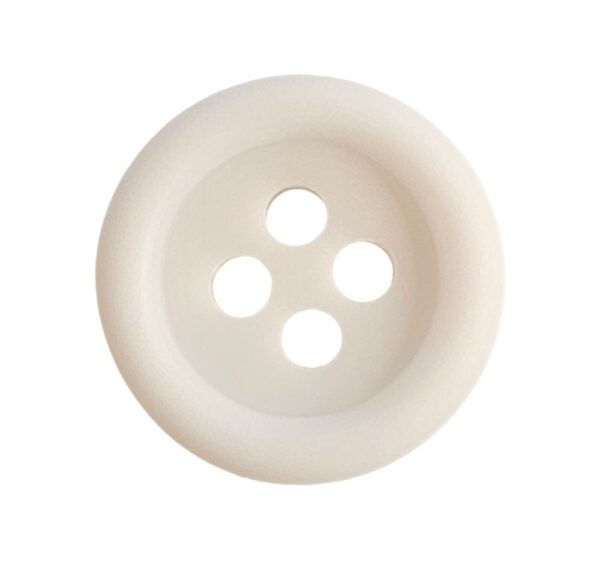14425.jpg Knapp, 4 hulls 11mm, Hvit