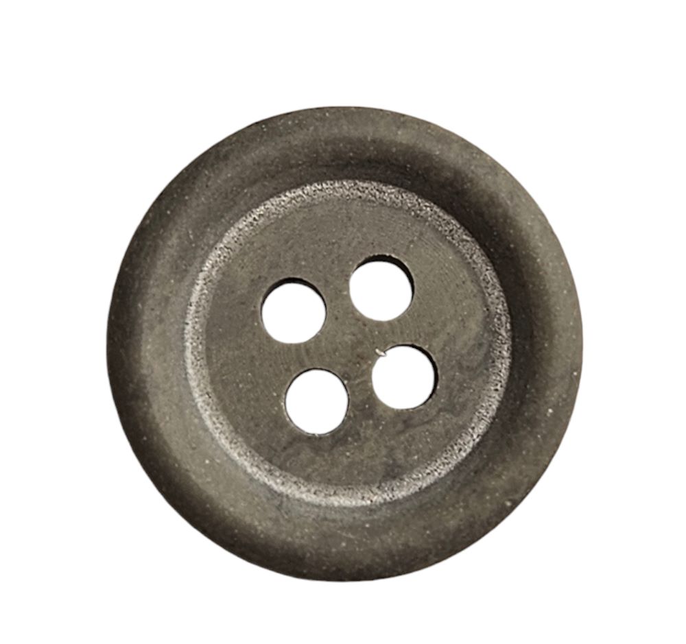 Knapp, 4 hulls 15mm, Grå - Bilde 1