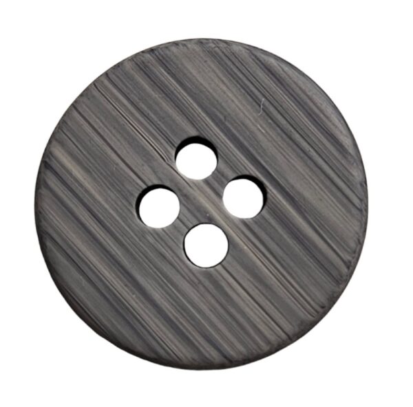 14430.jpg Knapp, 4 hulls 18mm, Blågrå