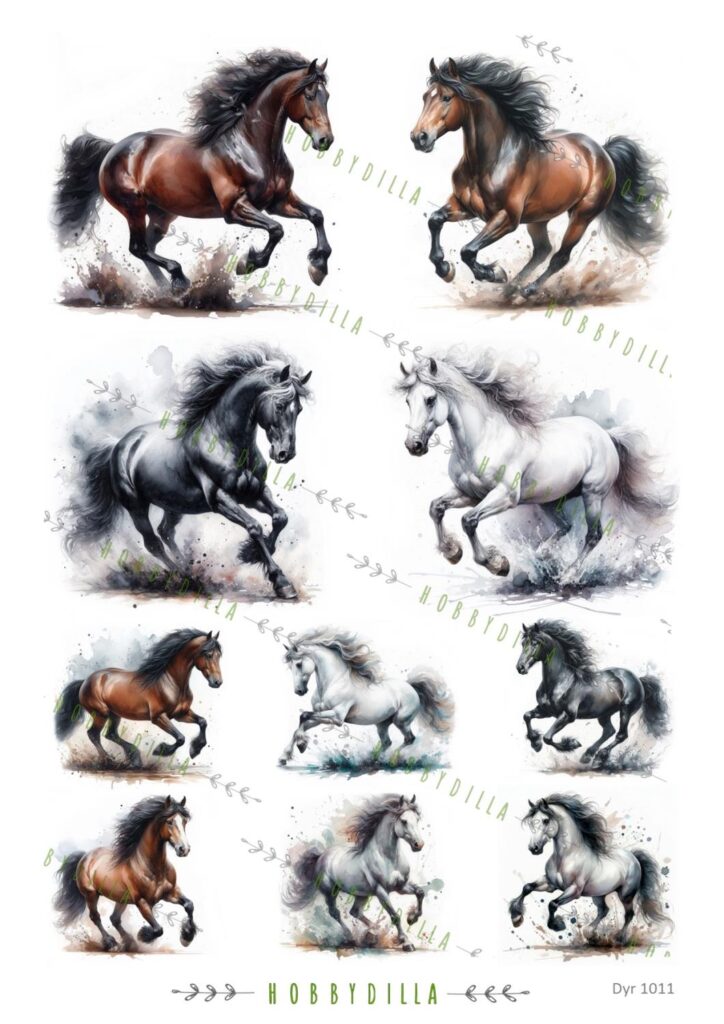 Rispapir A4 Dyr 1011 Hester
