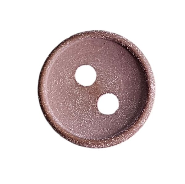 14507.jpg Knapp, 2 hulls 11mm Brun