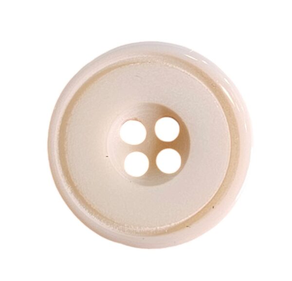 14528.jpg Knapp, 4 hulls 13mm, Ecru