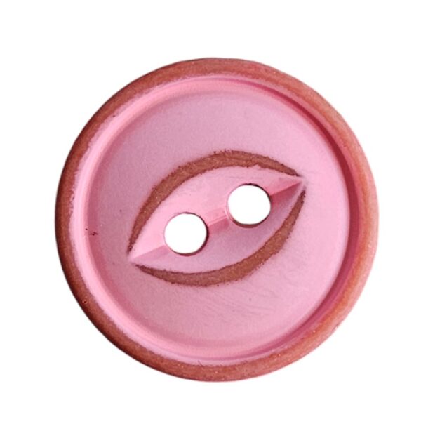 14533.jpg Knapp 2 hulls, 15mm Rød