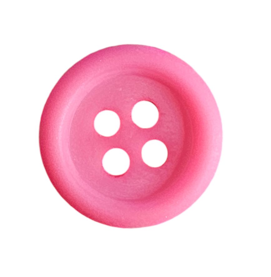 Knapp  4 hulls, 11mm Rosa - Bilde 1