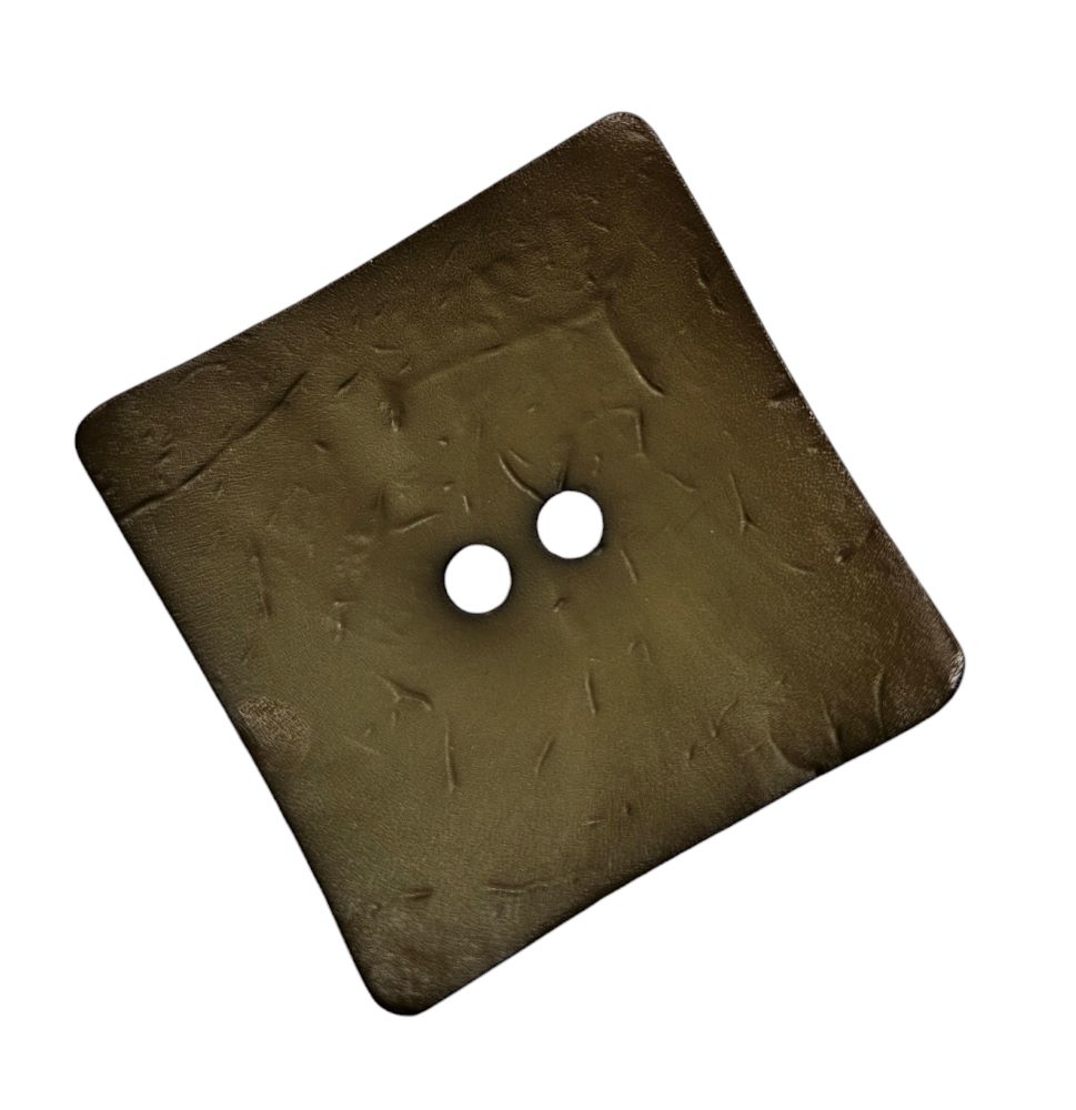 Knapp  2 hulls, 60mm Mosegrønn - Bilde 1