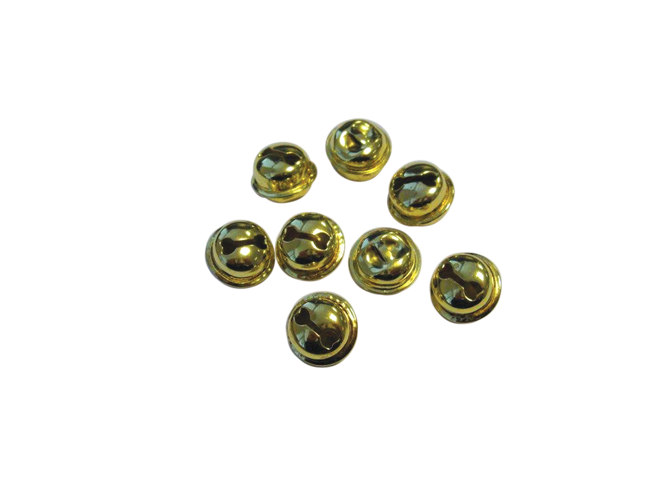 Dombjeller Gull – 13mm – 12stk - Bilde 1