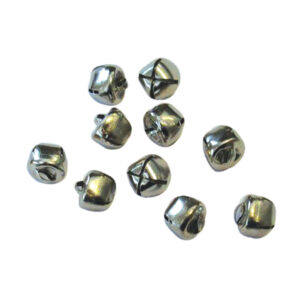 Bjeller Sølv – 10mm – 12stk - Bilde 1