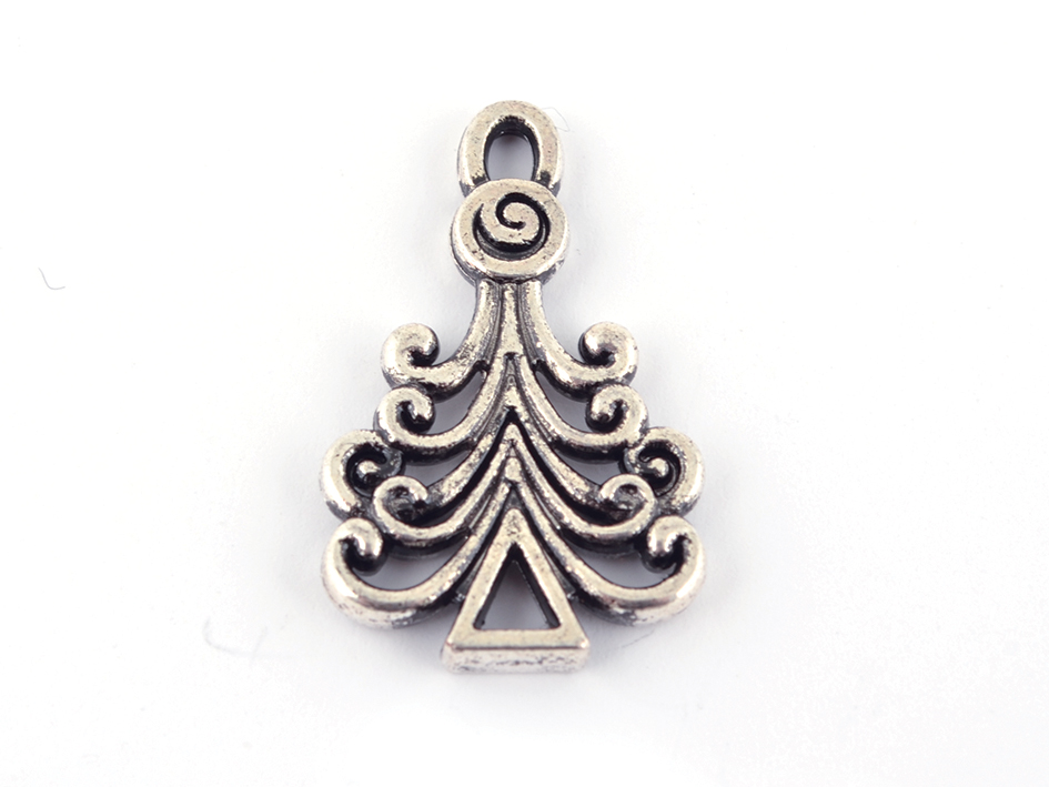 Charms 10 stk – Juletre - Bilde 2