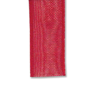 Organza bånd 6mm – 01 Rød – 10m - Bilde 2