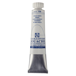 Talens Designer Gouache 20ml – 106 Opaque white extra - Bilde 1