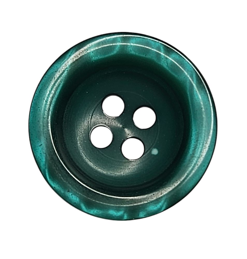 Knapp 4 hulls  34mm Grønn - Bilde 1