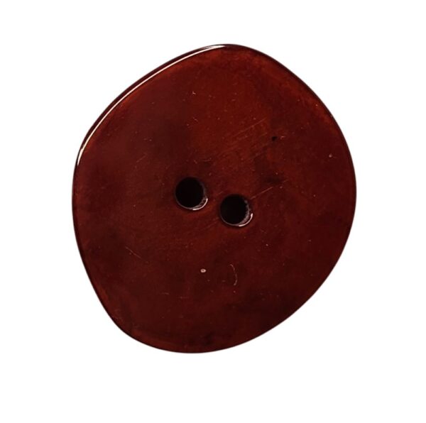 14621.jpg Knapp 2 hulls 30mm Rødbrun