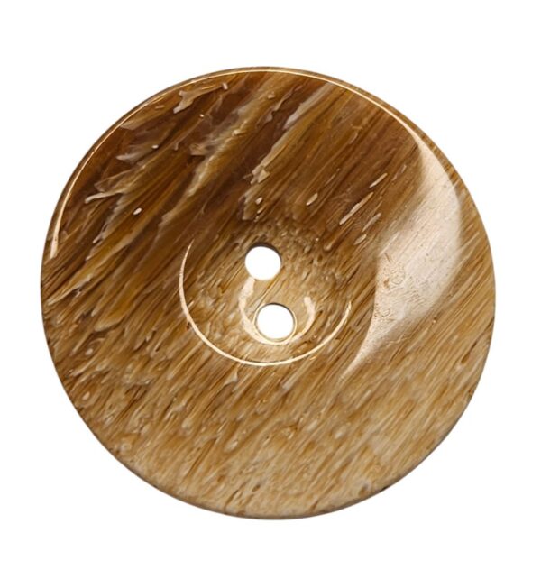 14624.jpg Knapp 2 hulls 28mm, Lys brun