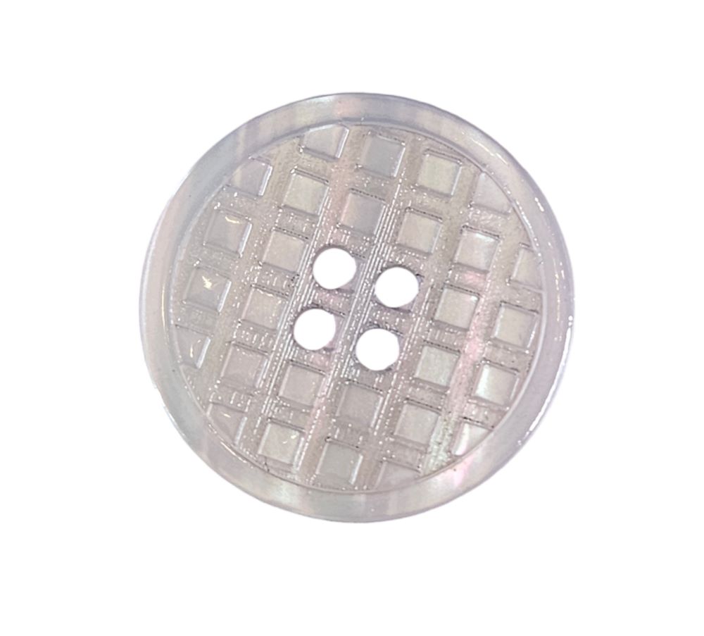 Knapp, 4 hulls 23mm Grå - Bilde 1