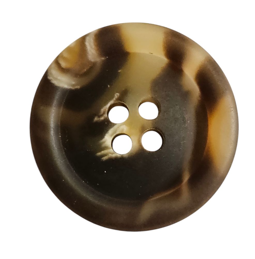 Knapp, 4 hulls 23mm, Brun - Bilde 1