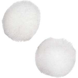 Pompon Hvit 15mm - 34 stk - Bilde 2