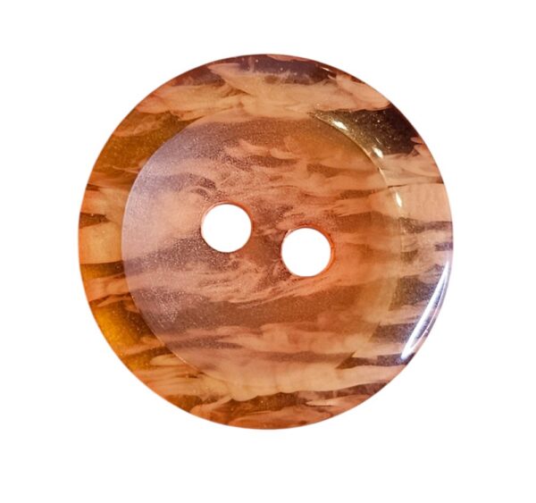 14682.jpg Knapp, 2 hulls, 23mm Lys Orange