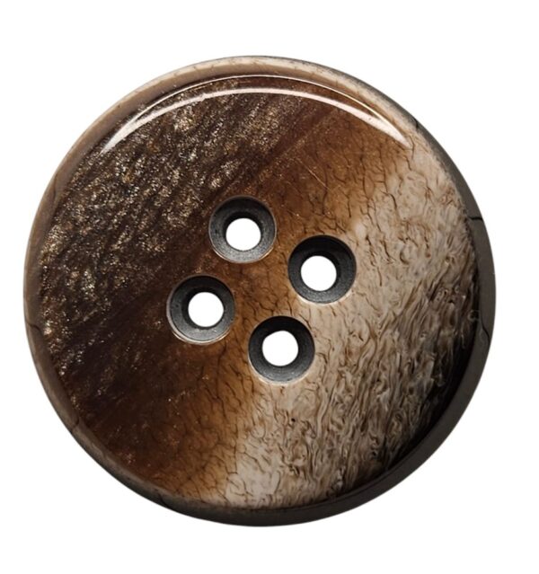 14711.jpg Knapp 4 hulls 23mm, Beige/brun