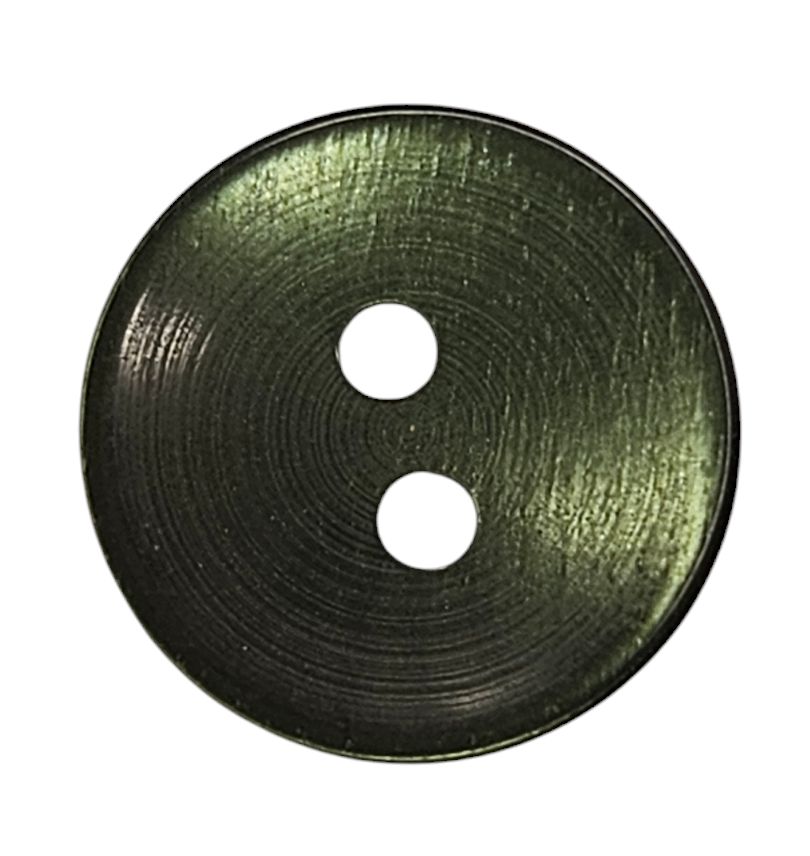 Knapp 2 hulls 13mm, Grønn - Bilde 1