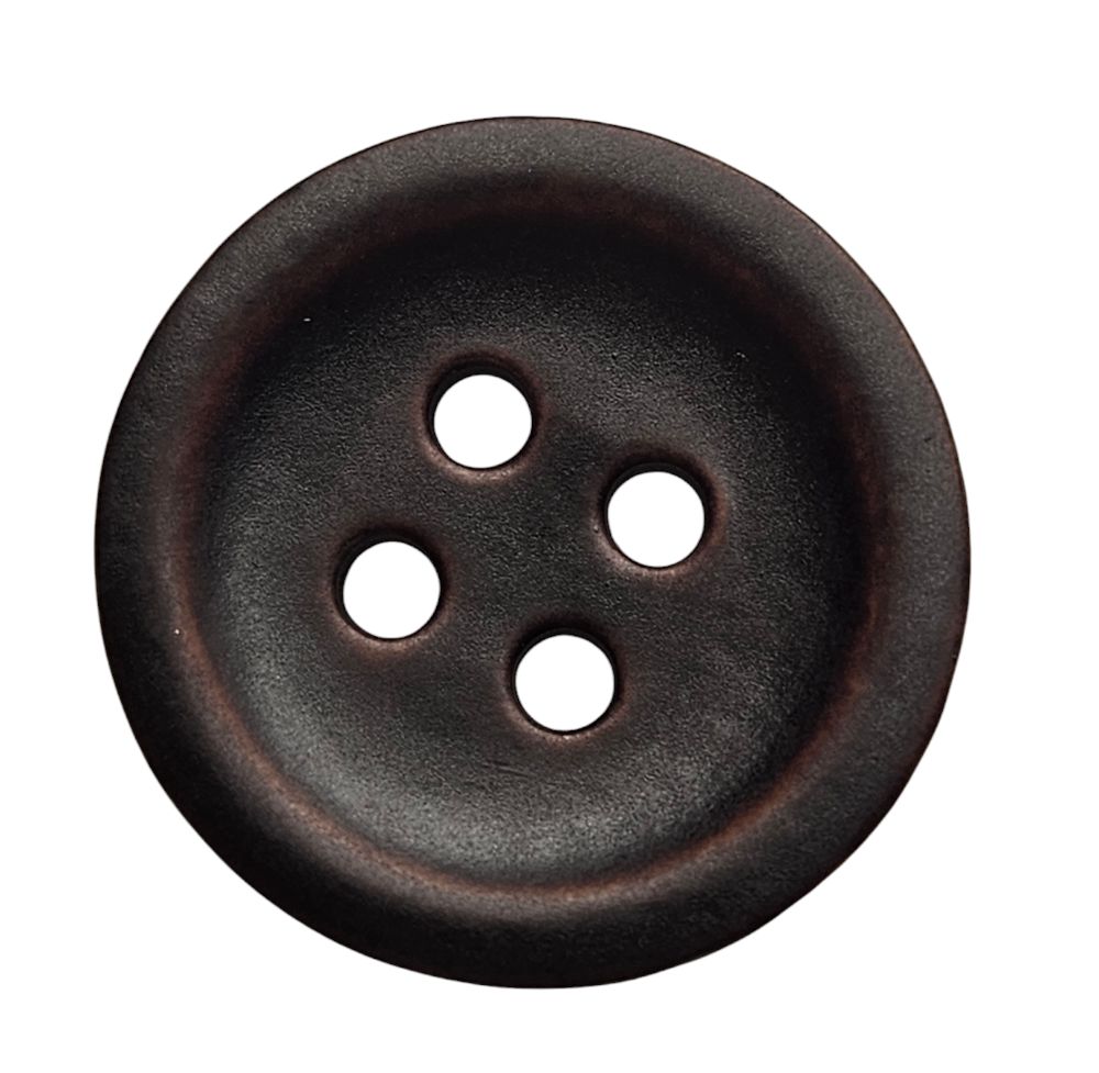 Knapp 4 hulls 23mm Brunsort - Bilde 1