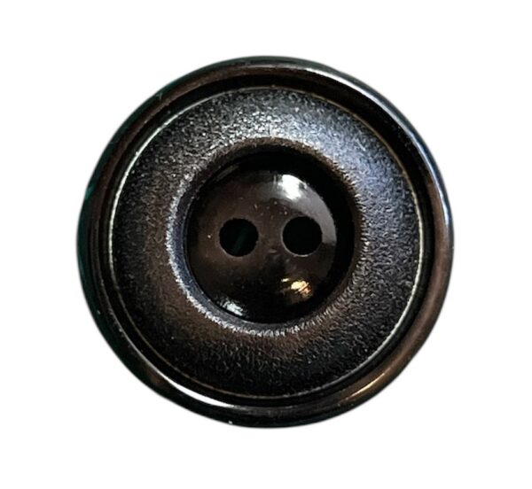 14893.jpg Knapp 2 hulls 20 mm, Mørk Brun