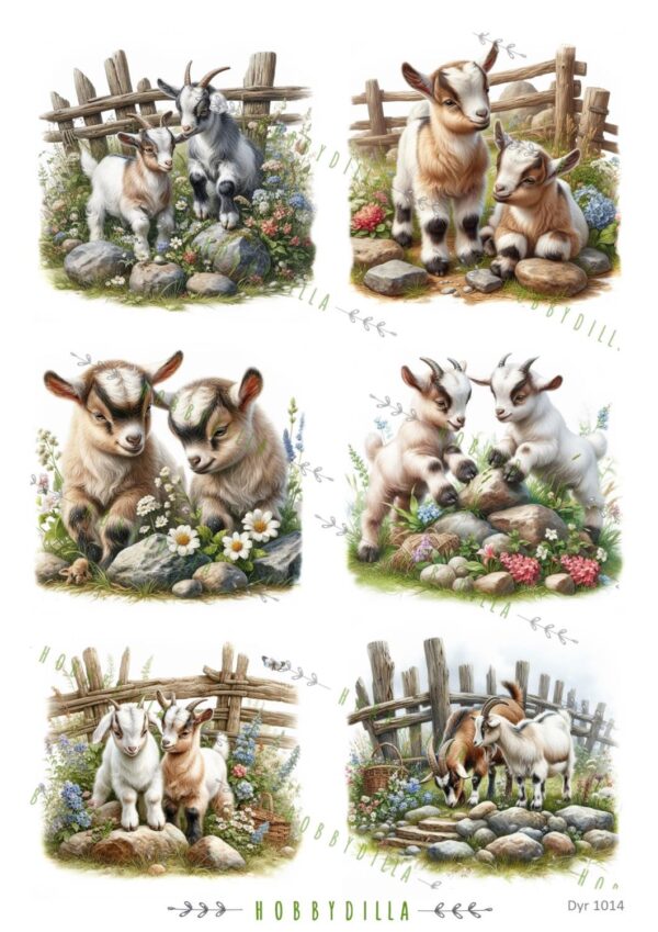 Motivark Dyr 1014 M Geitekillinger