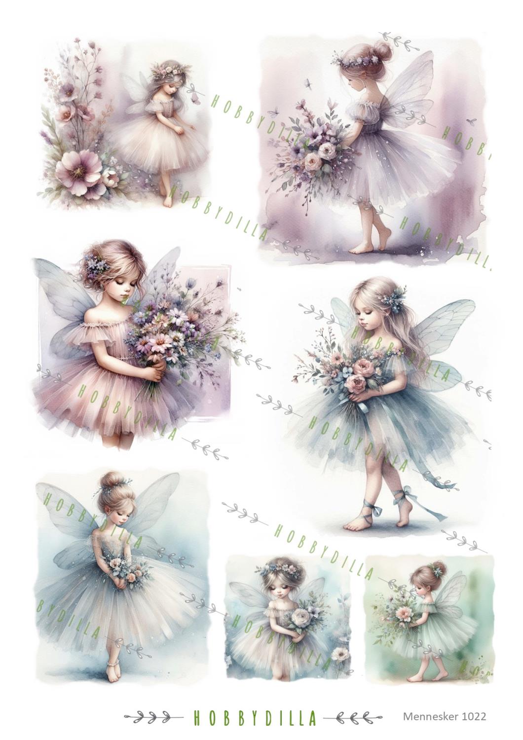 Motivark Eventyr 1022 M Pastellfeer 3 - Bilde 1