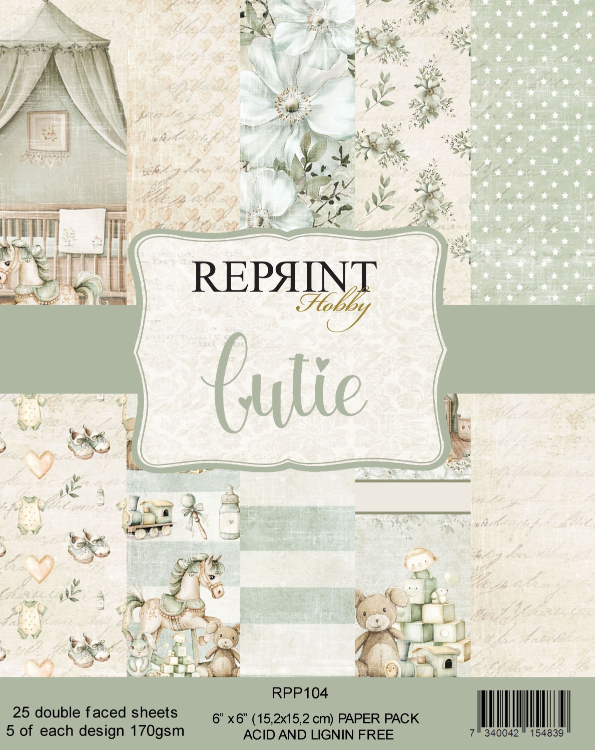 Reprint - Cutie Collection 6x6 Blokk - Bilde 1