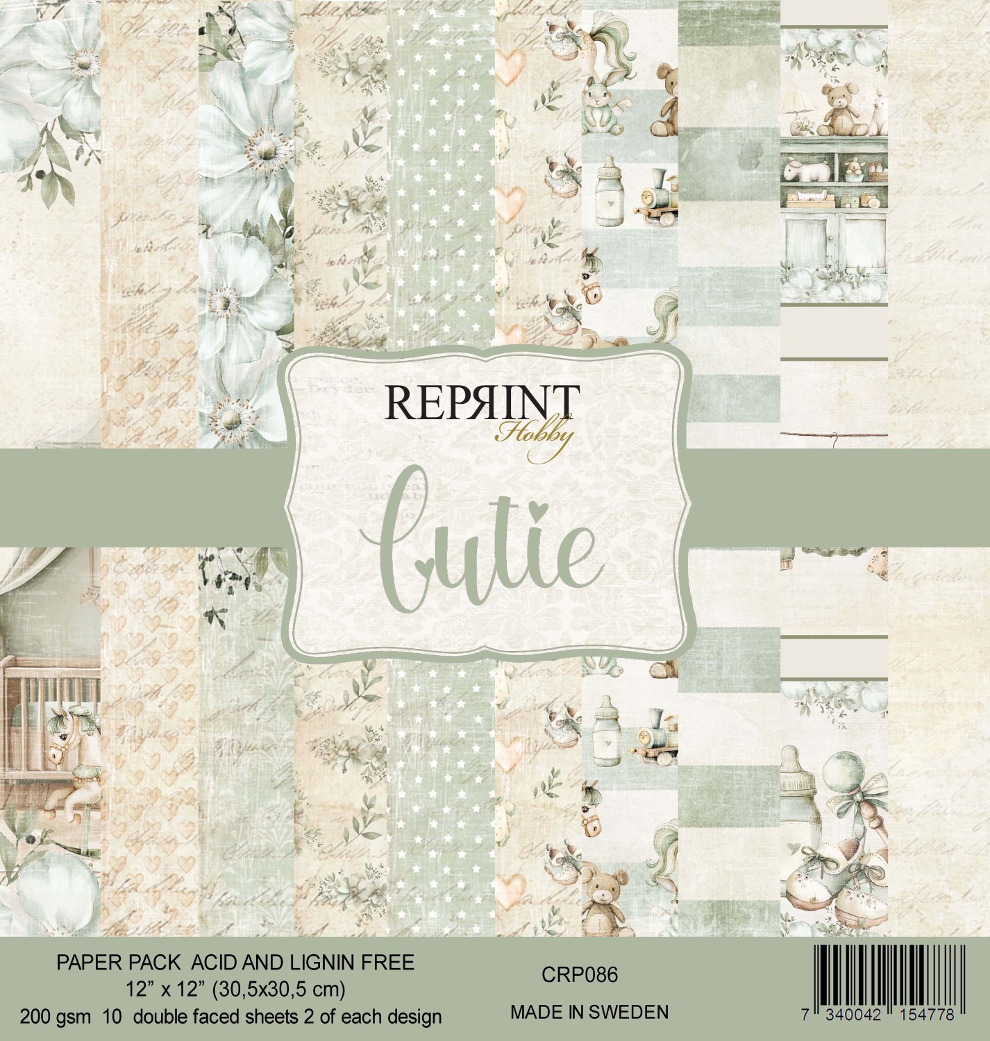 Reprint - Cutie Collection 12x12 Blokk - Bilde 1