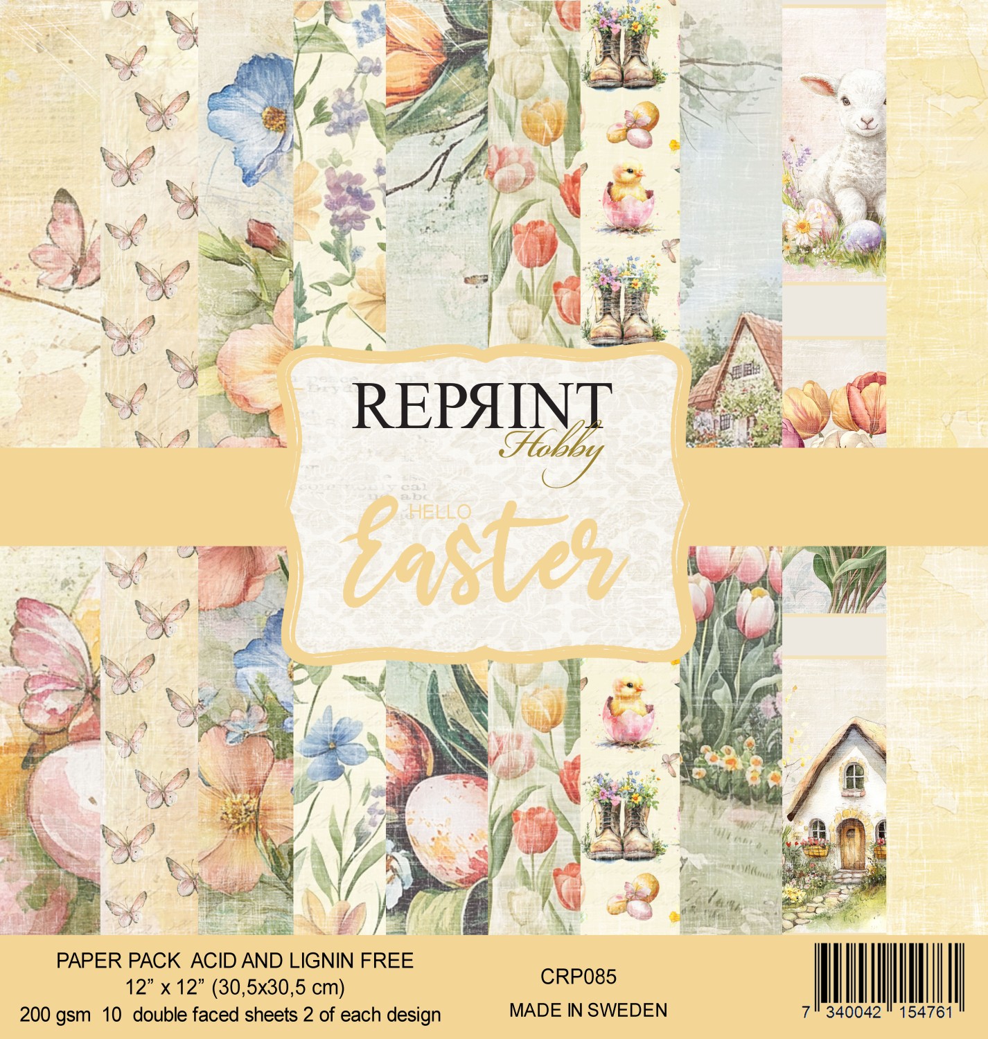 Reprint - Hello Easter Collection 12x12 Blokk - Bilde 1