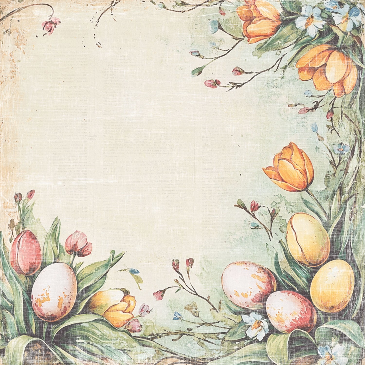 Reprint - Hello Easter Collection - Tulips - Bilde 1