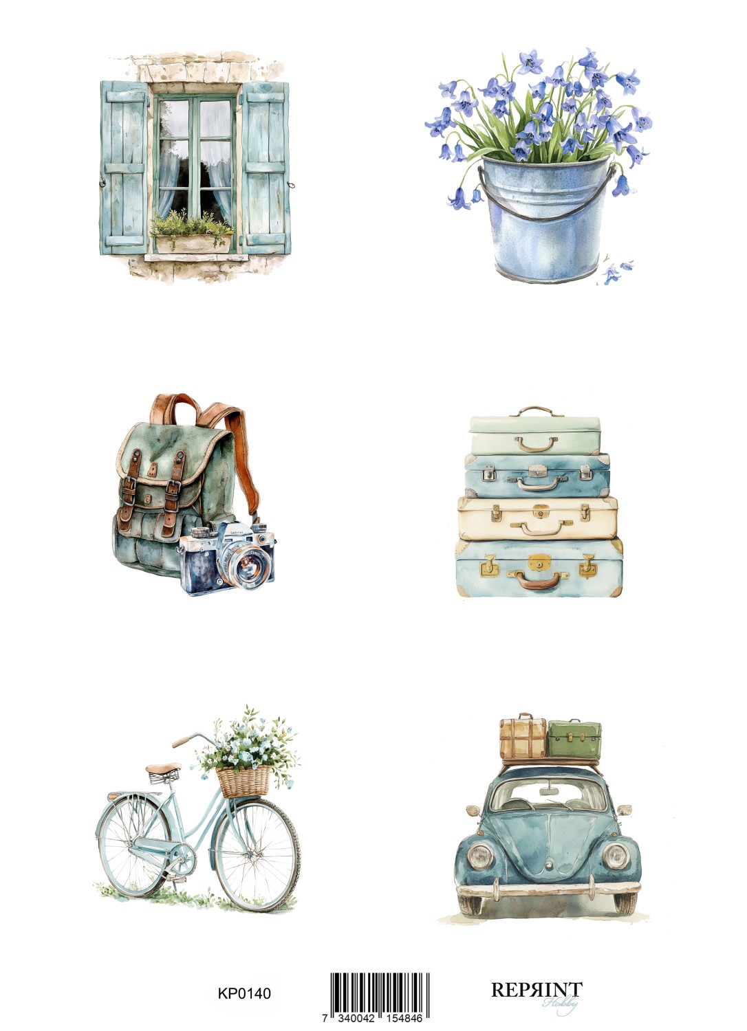 Reprint  Journey 2 - A4 klippeark - Bilde 1