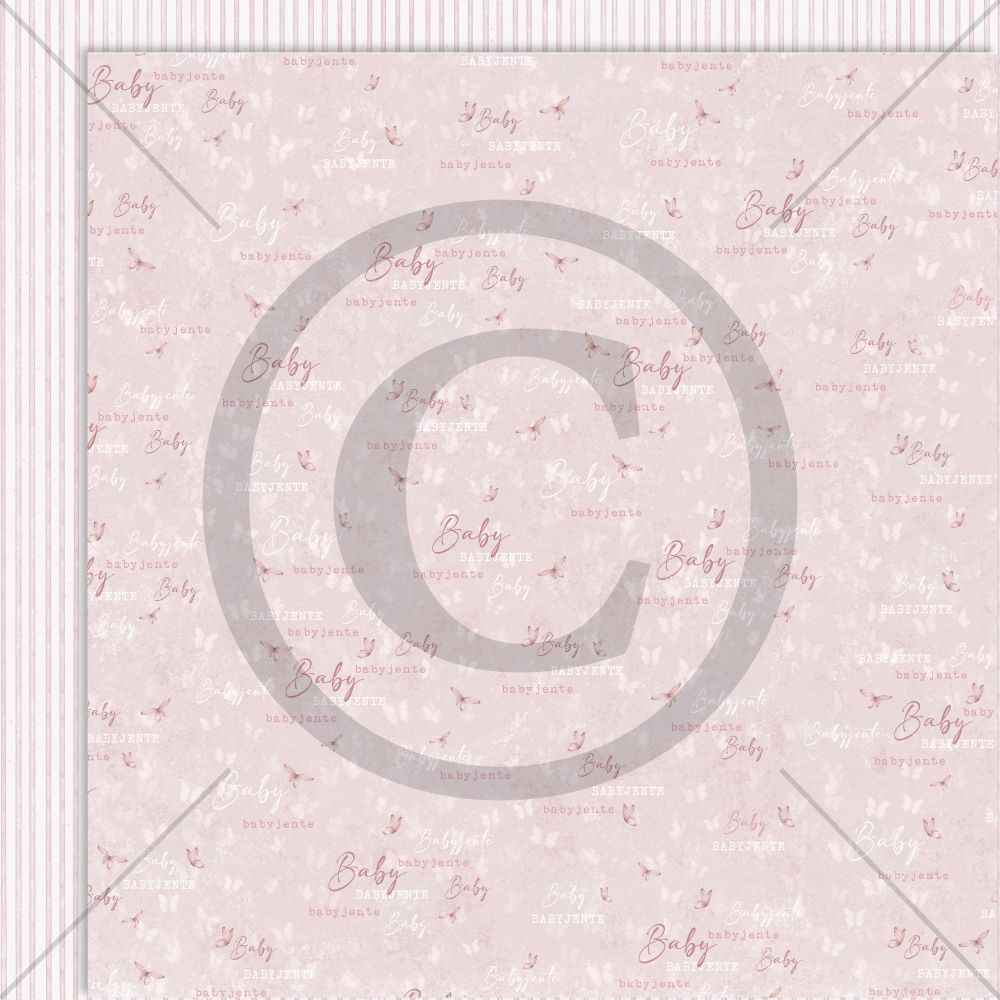 Papirdesign - Søte små venner - Vakreste babyjente - Bilde 1